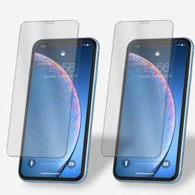 2x Panzerfolie für iPhone XR Display Schutzglas Verbundglas 9H Hartglas Klar