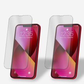 2x Panzerfolie für iPhone 13 Mini Display Schutzglas Verbundglas 9H Glas Klar