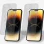 2x Panzerfolie für iPhone 14 Pro Display Schutzglas Verbundglas Hartglas Klar