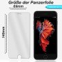 Panzerfolie für iPhone 6s Plus Vorder + Rückseite Schutzglas 9H Hartglas Klar