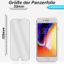 Panzerfolie für iPhone SE 2020 / 2022 Vorder + Rückseite Schutzglas 9H Glas Klar