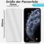 Panzerfolie für iPhone 11 Pro Max Vorder + Rückseite Schutzglas 9H Hartglas Klar