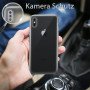 Handy Hülle für iPhone XS MAX mit Kamera Schutz Hülle Cover Bumper Case Klar