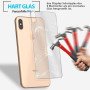 Rückseite Panzerfolie für iPhone XS MAX Rückseitenschutz Schutz Glasfolie Klar