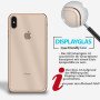 Rückseite Panzerfolie für iPhone XS MAX Rückseitenschutz Schutz Glasfolie Klar