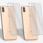 2x Rückseite Panzerfolie für iPhone XS MAX Rückseitenschutz Schutz 9H Glas Klar