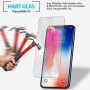 2x Panzerfolie für iPhone X / XS Vorder + Rückseite Schutzglas 9H Hartglas Klar