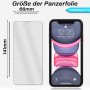 2x Panzerfolie für iPhone 11 Vorder + Rückseite Schutzglas 9H Echt Hartglas Klar