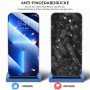 Privacy Folie für iPhone 13 Mini Blickschutzfolie Sichtschutz Schwarz Mat