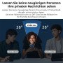 Privacy Folie für iPhone 13 Mini Blickschutzfolie Sichtschutz Schwarz Mat