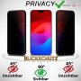 Blickschutzfolie für iPhone 15 Pro Privacy Display Sichtschutz Folie Schwarz Mat