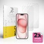 2x Schutzfolie für iPhone 15 Bildschirmschutz Hydrogel Panzerfolie TPU Film Klar