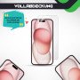 2x Schutzfolie für iPhone 15 Bildschirmschutz Hydrogel Panzerfolie TPU Film Klar