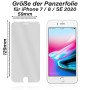 Hülle für iPhone 7 8 Plus SE 2020 2022 Schutzkamera Case 2x Panzerfolie 9H Glas