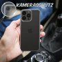 Schutzhülle für iPhone 15 Pro Handy Case mit Kameraschutz 2x Panzerfolie 9H Klar