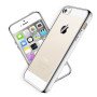 Handy Schutzhülle für iPhone 5S Schuzt Case Cover Schutz Hülle Chrom Silber