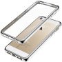 Handy Schutzhülle für iPhone 5S Schuzt Case Cover Schutz Hülle Chrom Silber