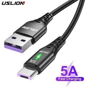 Mikro-USB-Kabel 5A Schnellladung, LED-Beleuchtung, Datenkabel Fast Charging