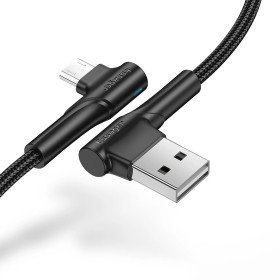 Essager 3A USB-C Kabel 90° Winkel Schnellladen Handy Ladekabel Micro USB