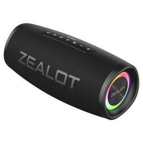 Zealot S56: 40W Bluetooth-Lautsprecher, Starker Bass, IPX6, Ideal für Camping