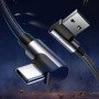 Ugreen 90 Grad USB-C Kabel 3A Schnellladekabel 0,5-2M