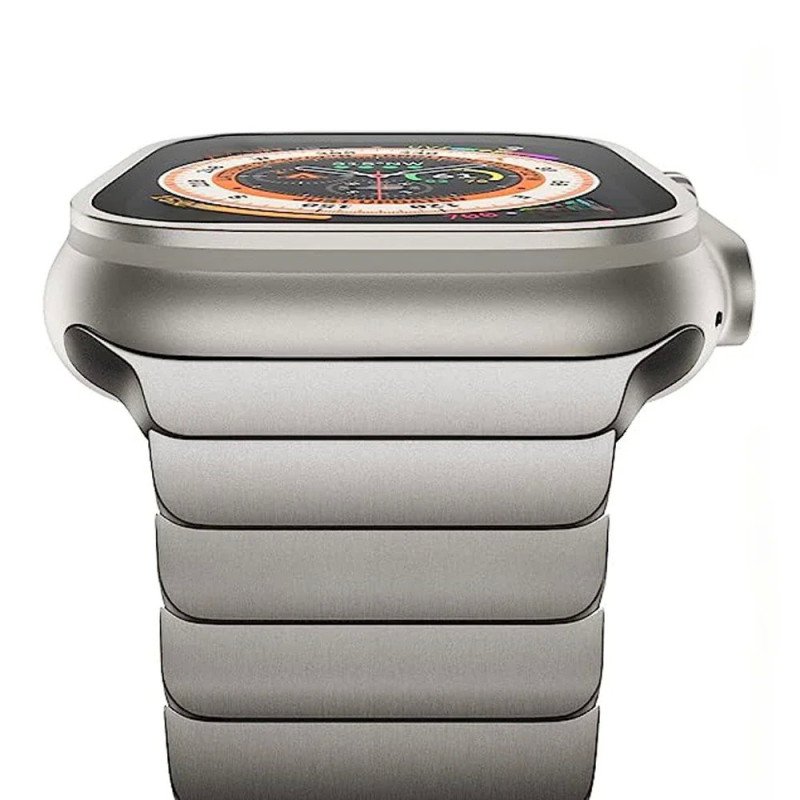 Titan Armband für Apple Watch Ultra 49mm, Serie 1-9, Edelstahl