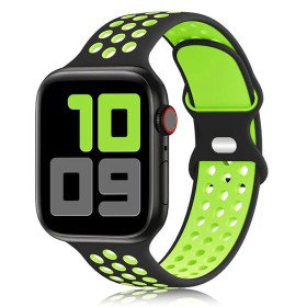 Sport Silikon Armband für Apple Watch 44mm, 40mm, 38mm, 42mm, 45mm