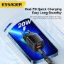 Essager 20W GaN USB C Ladegerät QC 3.0 Schnellladegerät