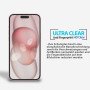 5er-Pack Display Glasfolie für iPhone 15 Panzerglas 9H Hartglas Schutzglas