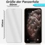 10x Panzerfolie Display Schutz Glasfolie für iPhone XS Max Echt Hartglas 9H Klar