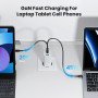 67W GaN USB Typ-C Schnellladegerät QC 3.0 & PD 3.0 für iPhone 16, 15 Pro Samsung