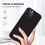 Hülle für iPhone 12 Pro Handy Hülle Kameraschutz Case Silikon Cover Schwarz