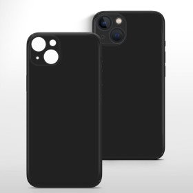 Hülle für iPhone 13 Handy Hülle Kameraschutz Case Silikon Cover Bumper Schwarz