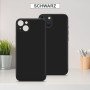 Hülle für iPhone 13 Handy Hülle Kameraschutz Case Silikon Cover Bumper Schwarz