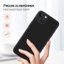 Hülle für iPhone 13 Handy Hülle Kameraschutz Case Silikon Cover Bumper Schwarz