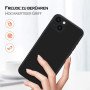 Hülle für iPhone 14 Handy Hülle Kameraschutz Case Silikon Cover Bumper Schwarz