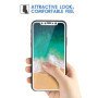 5D Schutzglas für iPhone X / Xs Vollabdeckung Panzerfolie Echt Glas 9H - Weiss
