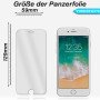 2x Panzerfolie für iPhone 6s Displayschutz Echt Hartglas 9H Schutzglas Klar